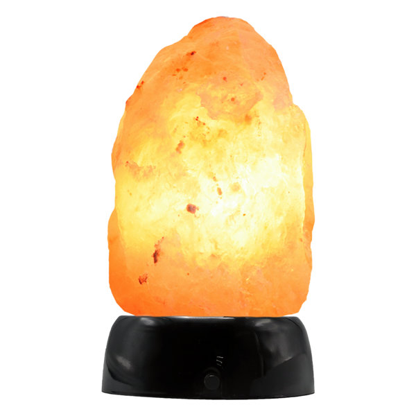 Dakota Fields Keagan Himalayan Glow Salt Lamp, Battery Powered, ETL